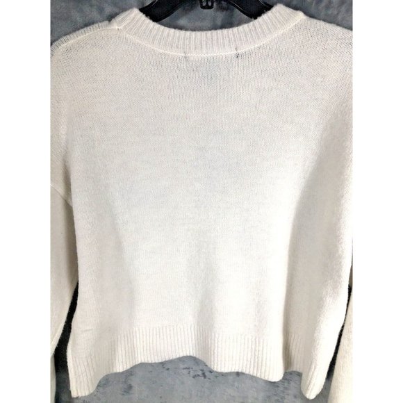 Forever 21 Sweater Women’s Ivory Top Adult Size Medium - Picture 9 of 9